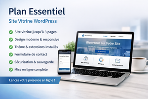 Plan Essentiel – Site Vitrine WordPress